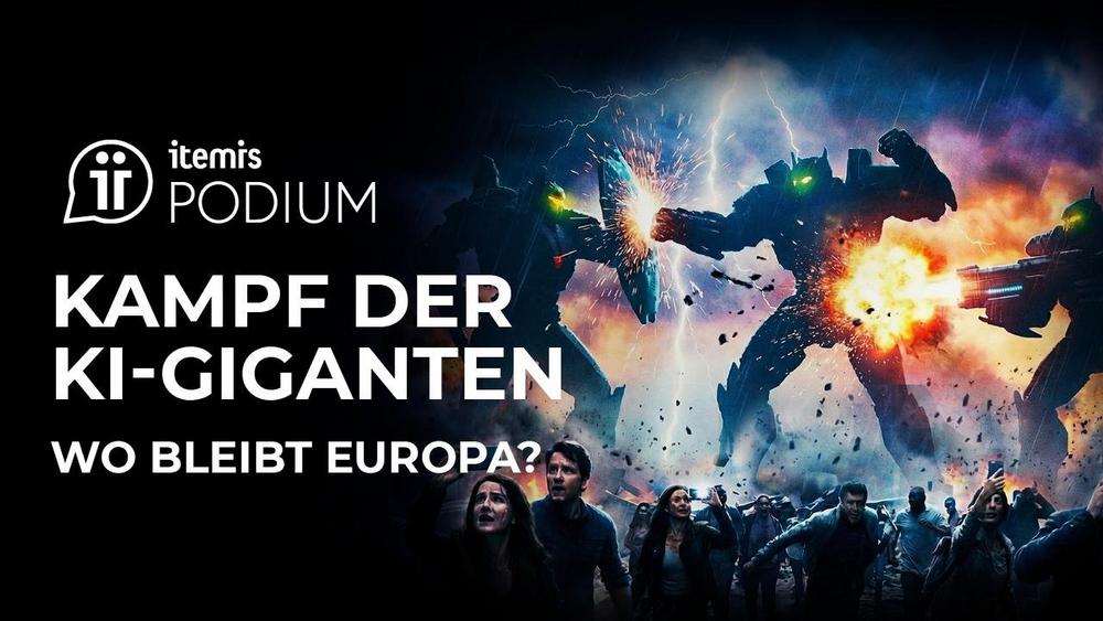 itemis PODIUM: Kampf der KI-Giganten – Wo bleibt Europa? (Webinar | Online)
