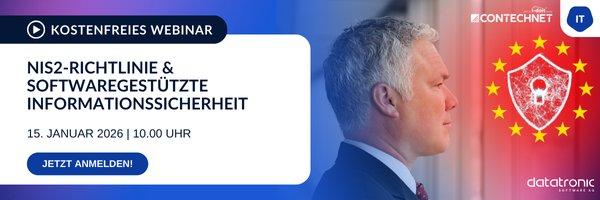 NIS2-Richtlinie & Softwaregestützte Informationssicherheit (Webinar | Online)