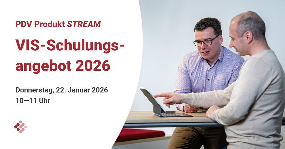 PDV Produkt Stream: VIS-Schulungsangebote 2026 (Webinar | Online)