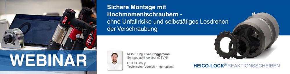 Sichere Montage mit Hochmomentschraubern – ohne Unfallrisiko und selbsttätiges Losdrehen (Webinar | Online)