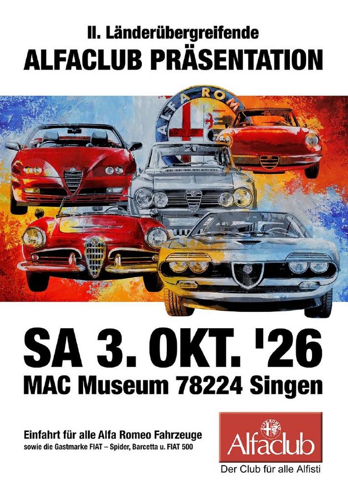 2. Länderübergreifende Alfaclub-Präsentation (Ausstellung | Singen (Hohentwiel))