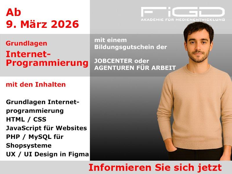 HTML, CSS, JavaScript und PHP praxisnah lernen (Schulung | Berlin)