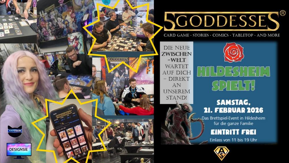 5Goddesses feiert Premiere des Season-Decks „Zwischenwelt“ auf “Hildesheim spielt” am 21.02.2026 und (Unterhaltung / Freizeit | Hildesheim)