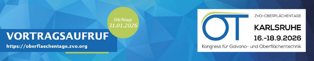 ZVO-Oberflächentage 2026 in Karlsruhe (Kongress | Karlsruhe)
