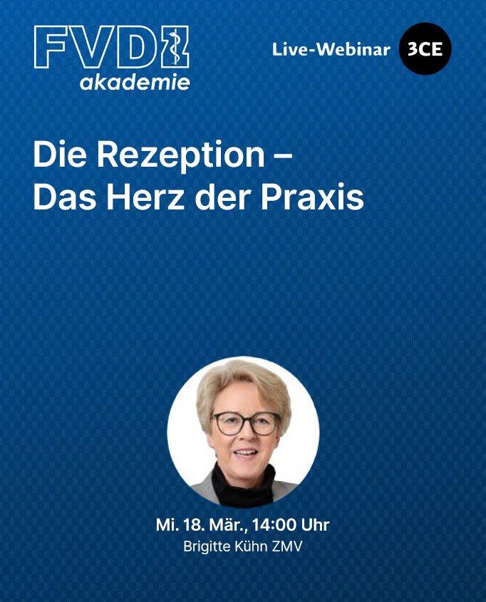 Die Rezeption – Das Herz der Praxis (Webinar | Online)