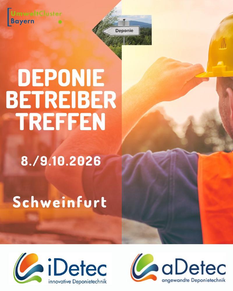 Deponiebetreibertreffen 2026 (Vortrag | Schweinfurt)