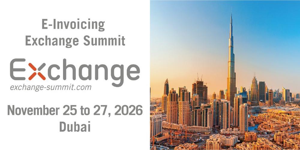 E-Invoicing Exchange Summit Dubai 2026 (Konferenz | Dubai)