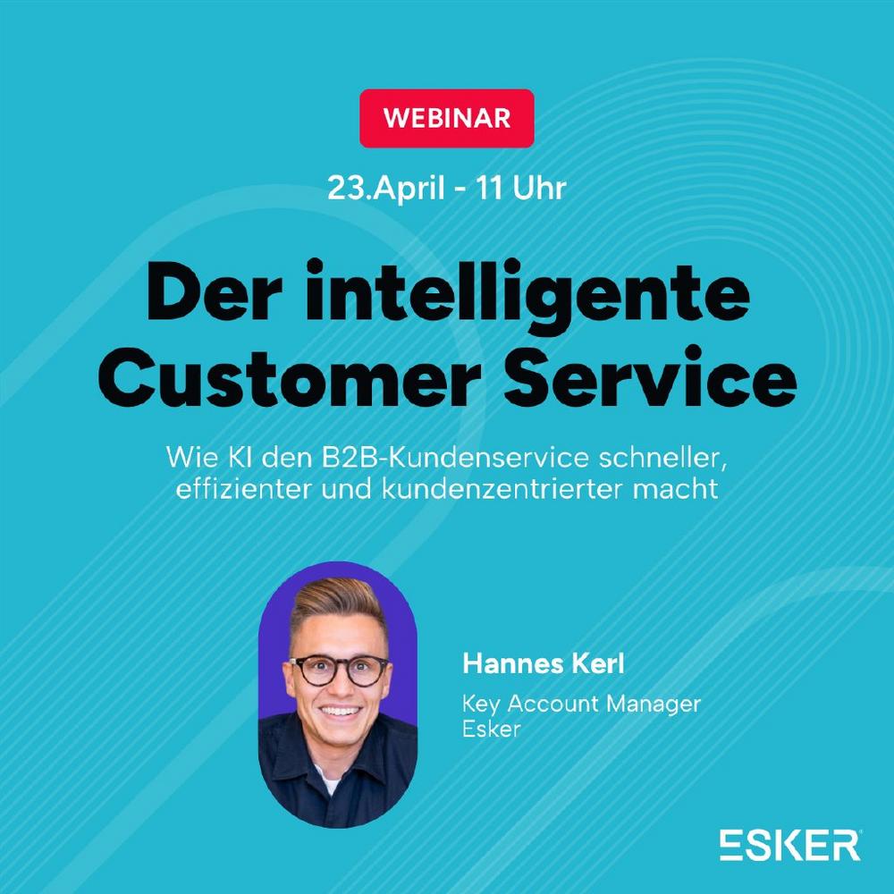 Intelligenter Customer Service: KI für schnelleren, effizienteren und kundenorientierten B2B‑Service (Webinar | Online)