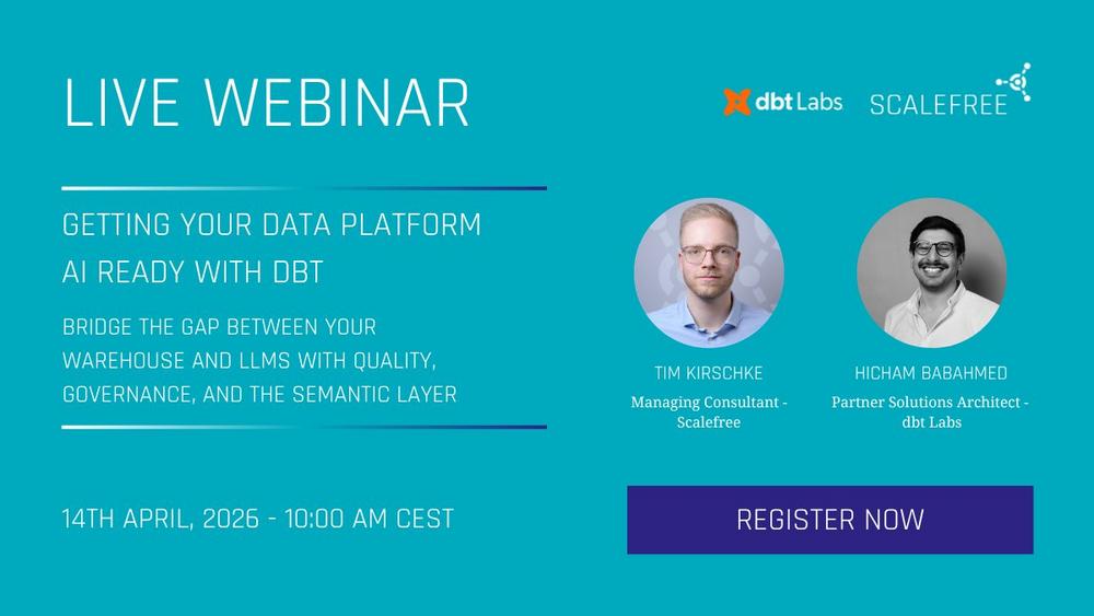Getting Your Data Platform AI Ready with dbt (Webinar | Online)