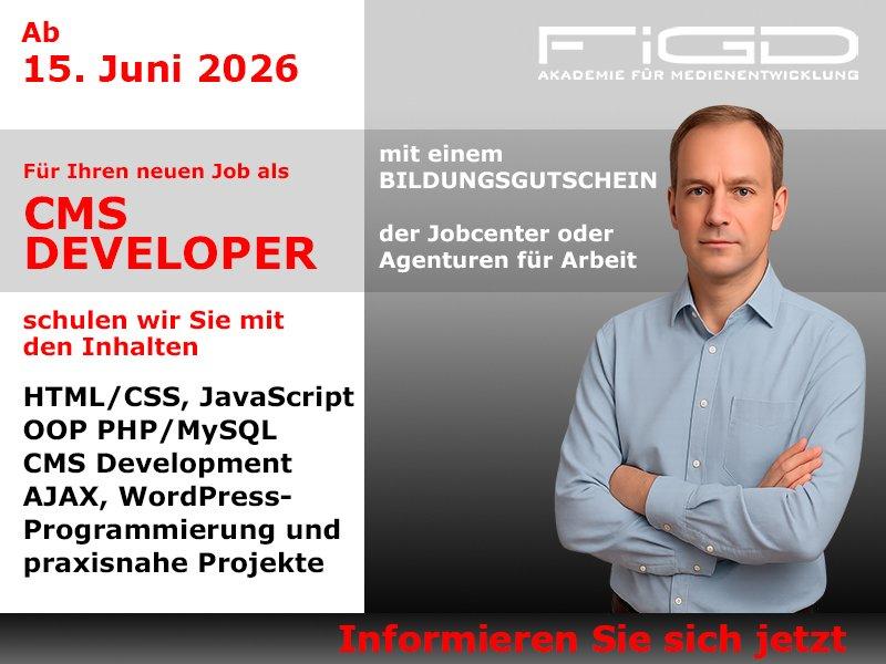 Ihre Weiterbildung für CMS Development und Webprogrammierung (Schulung | Berlin)