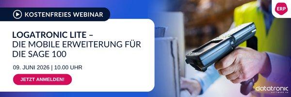 Logatronic Lite – Die mobile Erweiterung für die Sage 100 (Webinar | Online)