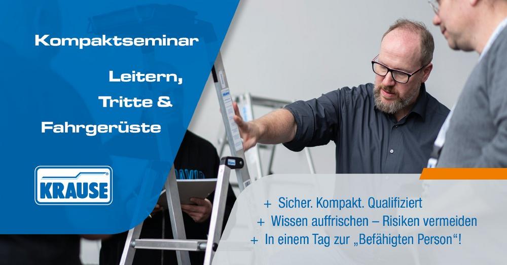 KompaktSeminar: Leitern, Tritte und Fahrgerüste (10622) (Seminar | Stuttgart)
