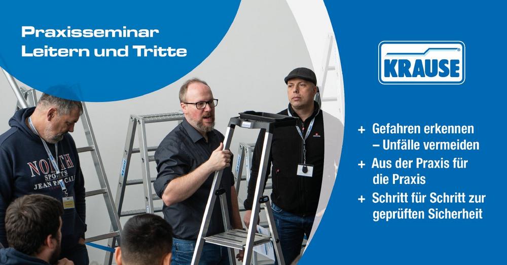 PraxisSeminar: Mobile Leitern und Tritte (10648) (Seminar | Alsfeld)