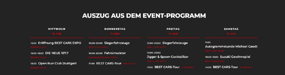 BEST CARS EXPO 2026 (Unterhaltung / Freizeit | Stuttgart)