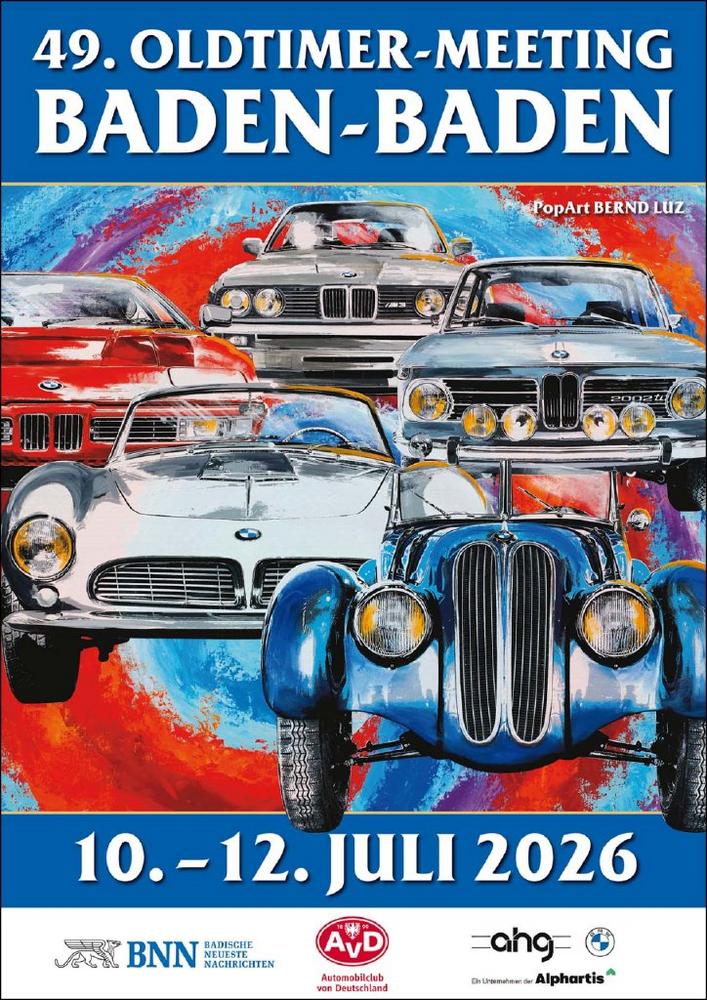 Ausstellung zum 49. Oldtimer-Meeting in Baden-Baden – Thema BMW (Ausstellung | Baden-Baden)