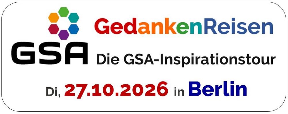 GSA-Inspirationstour – 6 Redner:innen je 10 Min. in  BERLIN (Networking | Berlin)