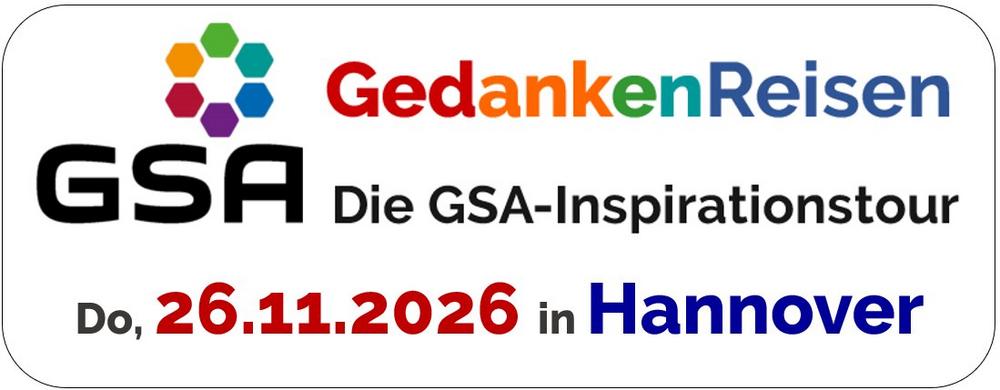 GSA-Inspirationstour – 6 Redner:innen je 10 Min. in HANNOVER (Networking | Hannover)