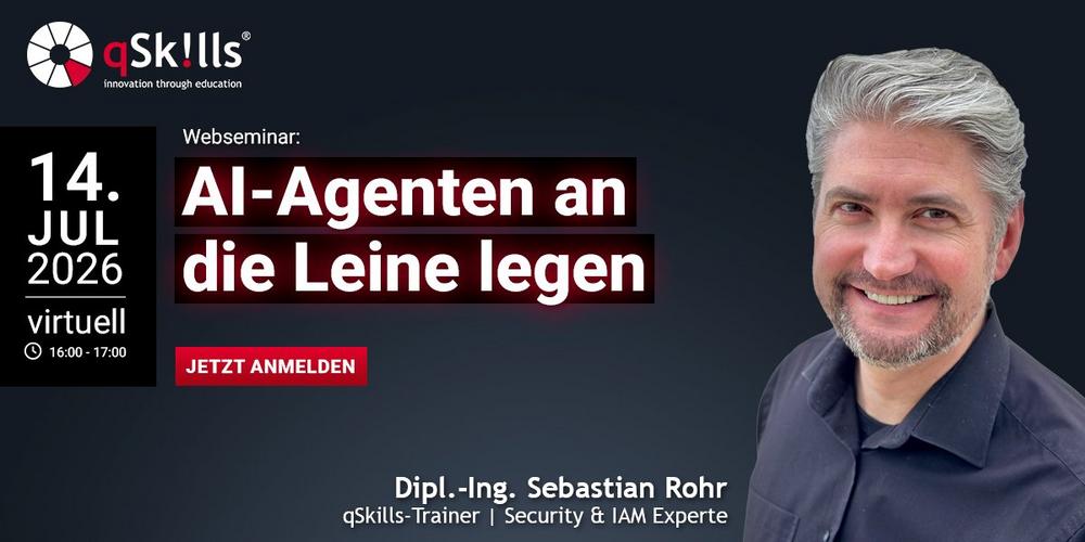 Webseminar | AI-Agenten an die Leine legen (Webinar | Online)