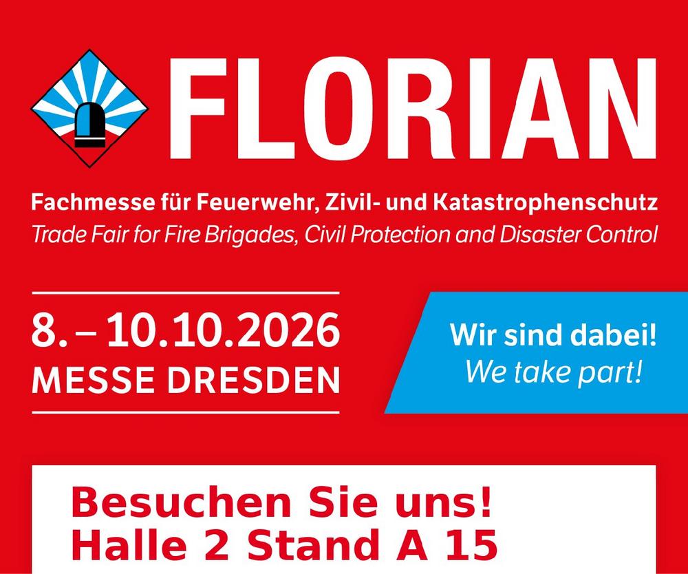 FLORIAN | Fachmesse für Feuerwehr, Zivil- und Katastrophenschutz (Messe | Dresden)