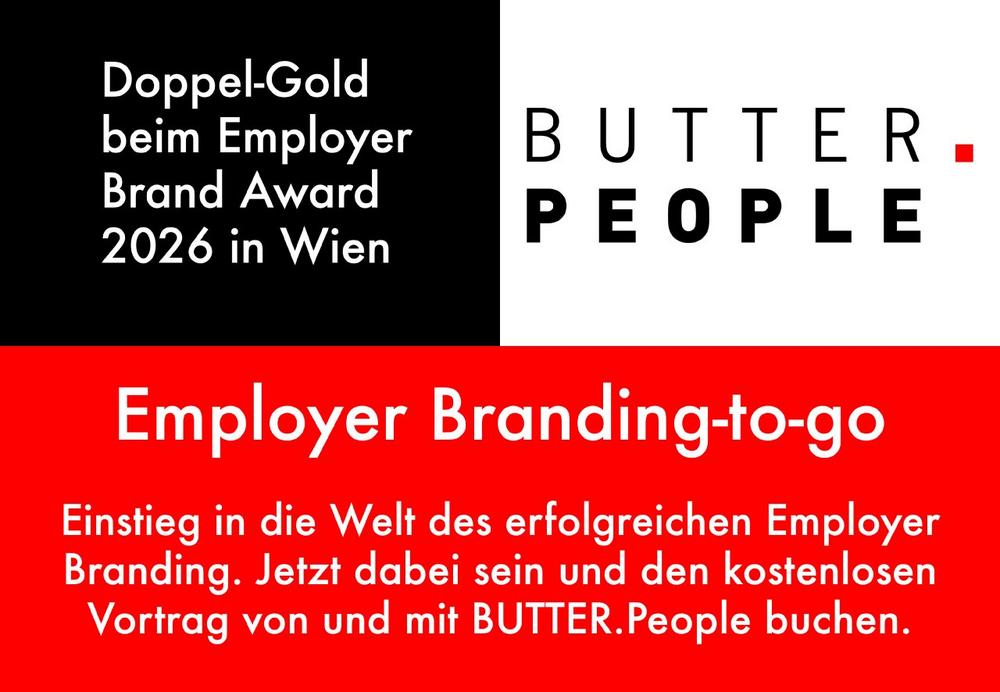 BUTTER People – Employer Branding-to-go – VORTRAG (Vortrag | Online)