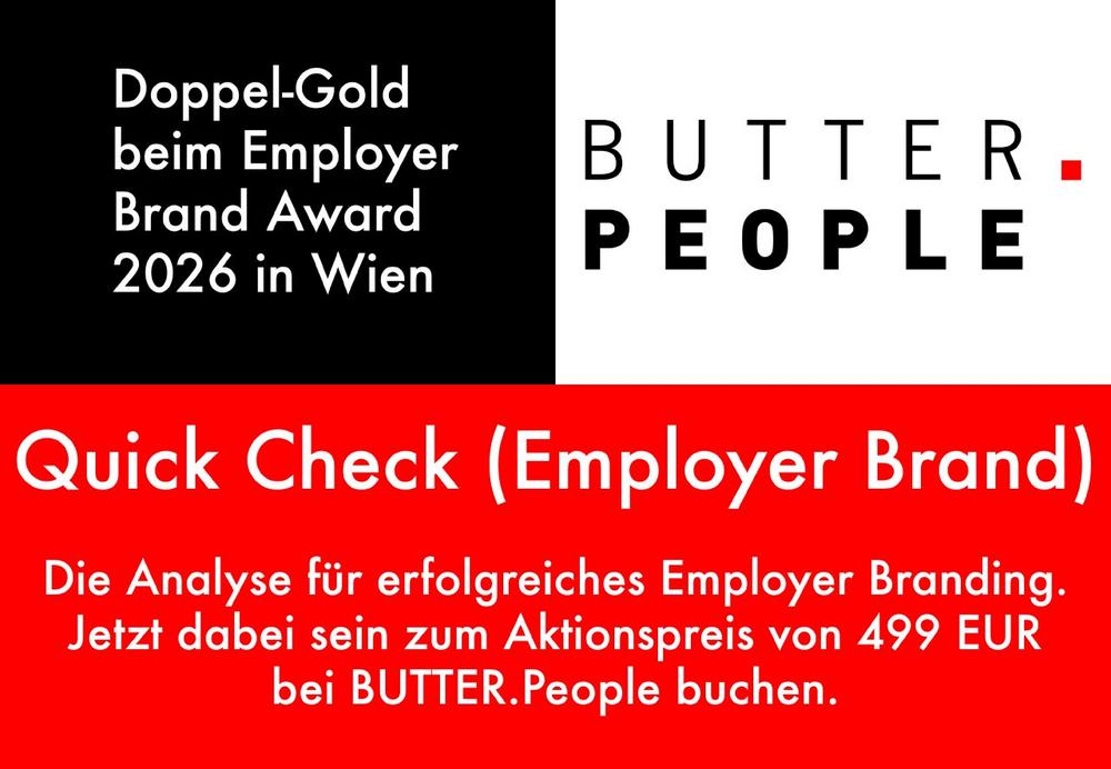 BUTTER People – Quick Check – Employer Brand – SEMINAR (Seminar | Düsseldorf)
