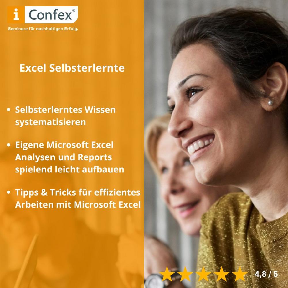 Excel für Selbsterlernte (Seminar | Online)