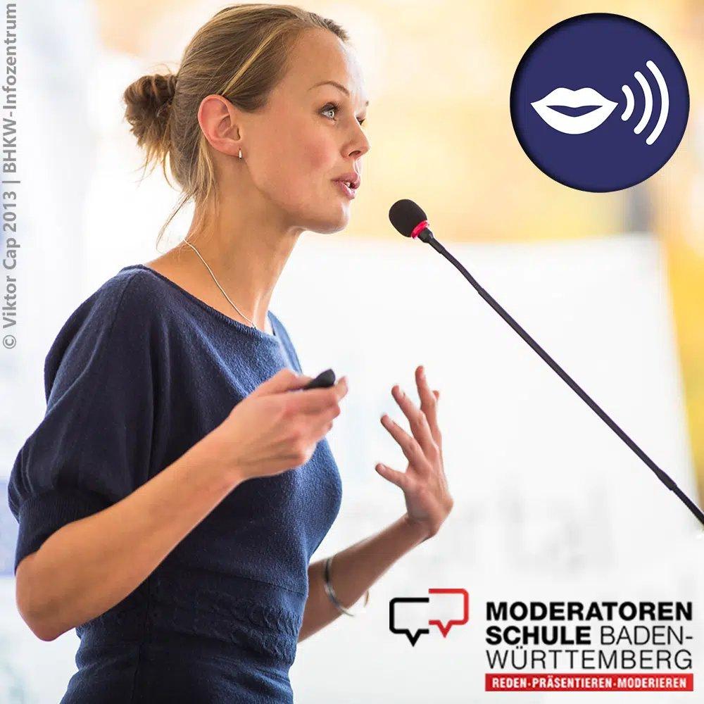 Moderieren und präsentieren – Macht der Stimme und des Sprechens (Schulung | Rastatt)