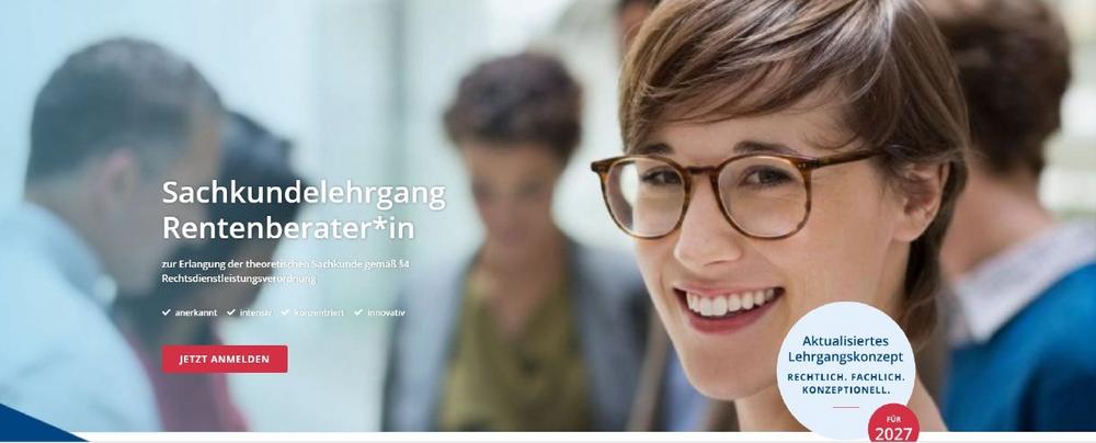 Sachkundelehrgang Rentenberater*in – Köln & Online 2027/2028 (Seminar | Köln)